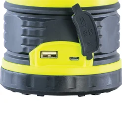 Dorcy 1,800-Lumen LED Rechargeable Adventure Lantern, Black & Yellow (41-3125)