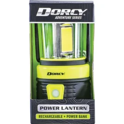 Dorcy 1,800-Lumen LED Rechargeable Adventure Lantern, Black & Yellow (41-3125)