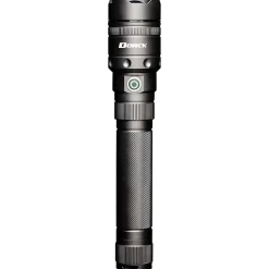 Dorcy 4,000-Lumen Pro Water-Resistant LED Rechargeable Flashlight with Built-in Power Bank, Gray (41-2611)