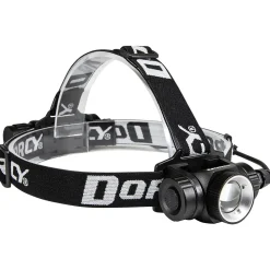 Dorcy 1,000-Lumen Pro Water-Resistant LED Rechargeable Headlamp, Black (41-2121)