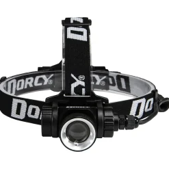 Dorcy 1,000-Lumen Pro Water-Resistant LED Rechargeable Headlamp, Black (41-2121)