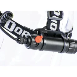 Dorcy 1,000-Lumen Pro Water-Resistant LED Rechargeable Headlamp, Black (41-2121)