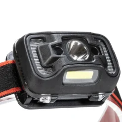 Dorcy 330-Lumen USB Rechargeable Motion Sensor Headlamp, Black/Red (41-4359)