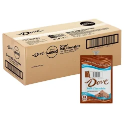 Dove Silky Smooth Milk Chocolate Hot Cocoa, Flavia Freshpack, 72/Carton (MDRA117)