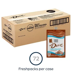 Dove Silky Smooth Milk Chocolate Hot Cocoa, Flavia Freshpack, 72/Carton (MDRA117)