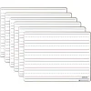 Dowling Magnets Double-Sided Plastic Dry-Erase Whiteboard, 12" x 8.75", 6/Bundle (DO-72500025-6)