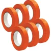 DSS Distributing 1" x 55 Yds, Premium Grade Masking Tape, Orange, 6 Rolls/Bundle (DSS46167-6)
