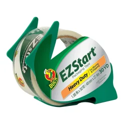 Duck EZ-Start Packing Tape with Dispenser, 1.88" x 30 yds., Clear (393192/313078)
