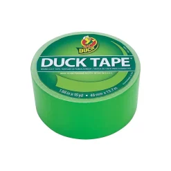 Duck Heavy Duty Duct Tape, 1.88" x 15 Yds., Neon Green (1265018)