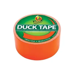 Duck Heavy Duty Duct Tape, 1.88" x 15 Yds., Neon Orange (1265019)