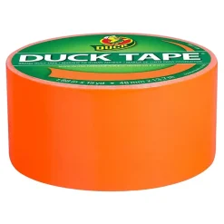Duck Heavy Duty Duct Tape, 1.88" x 15 Yds., Neon Orange (1265019)