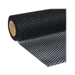 Duck Super Grip EasyLiner with Clorox Plastic Shelf Liner, 20", Black (284150)