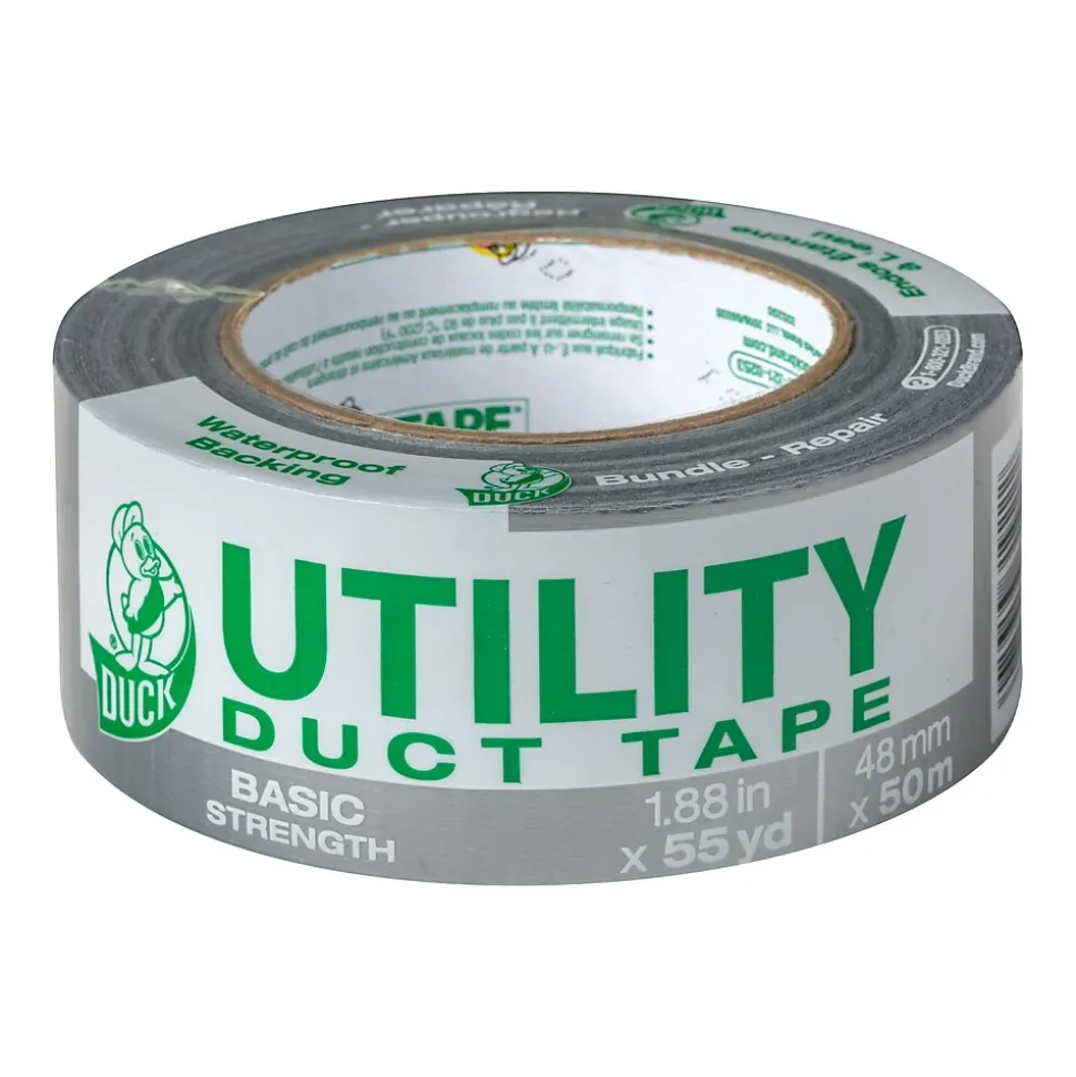 Duck Tape® Brand 1.88 in. x 55 yd. Utility Duct Tape, Silver (242946)