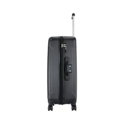 DUKAP Intely 28" Hardside Suitcase, 4-Wheeled Spinner, TSA Checkpoint Friendly, Black (DKINT00M-BLK)