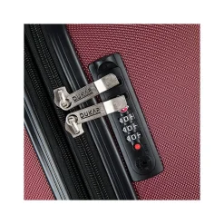 DUKAP Intely 2-Piece Hardside Spinner Luggage Set, TSA Checkpoint Friendly, Wine (DKINT0SM-WIN)