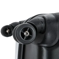 DUKAP Intely 2-Piece Hardside Spinner Luggage Set, TSA Checkpoint Friendly, Black (DKINT0SM-BLK)