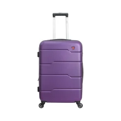 DUKAP Rodez 20" Hardside Carry-On Suitcase, 4-Wheeled Spinner, TSA Checkpoint Friendly, Purple (DKROD00S-PUR)