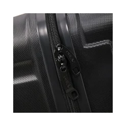 DUKAP Sense 3-Piece Hardside Spinner Luggage Set, Black (DKSENSML-BLK)