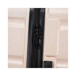 DUKAP Sense 3-Piece Hardside Spinner Luggage Set, Champagne (DKSENSML-CHA)