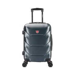 DUKAP Zonix 20" Hardside Carry-On Suitcase, 4-Wheeled Spinner, Green (DKZON00S-GRE)