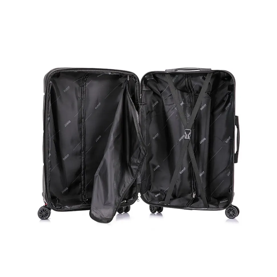 DUKAP Zonix 20" Hardside Carry-On Suitcase, 4-Wheeled Spinner, Green (DKZON00S-GRE)