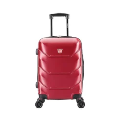 DUKAP Zonix 20" Hardside Carry-On Suitcase, 4-Wheeled Spinner, Wine (DKZON00S-WIN)