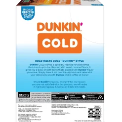 Dunkin' Cold Caramel Iced Coffee Keurig® K-Cup® Pods, Medium Dark Roast, 22/Box (5000375314)