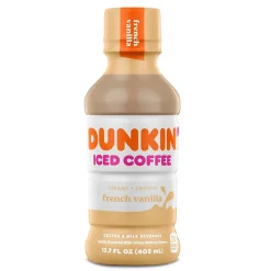 Dunkin' Donuts French Vanilla Iced Coffee, 13.7 oz., 12/Carton (04900007296)