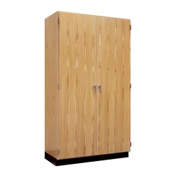 DWI Wall Solid Oak Wood Storage Case