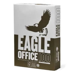 Eagle Office 100% Recycled 8.5" x 11" Multipurpose Paper, 20 lbs., 92 Brightness, 500/Ream (31550501)