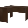 Easy 2 Go 48" W L-Shaped Computer Desk, Resort Cherry (952543-CC)