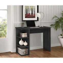 Easy 2 Go 40"W Student Desk with Bookcases, Gray (WE-OF-0146G)