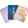 Eccolo 1-Subject Notebooks, 8.5" x 11", College-Ruled, 80 Sheets, Assorted Colors, 3/Pack (ST839A-3PACK)