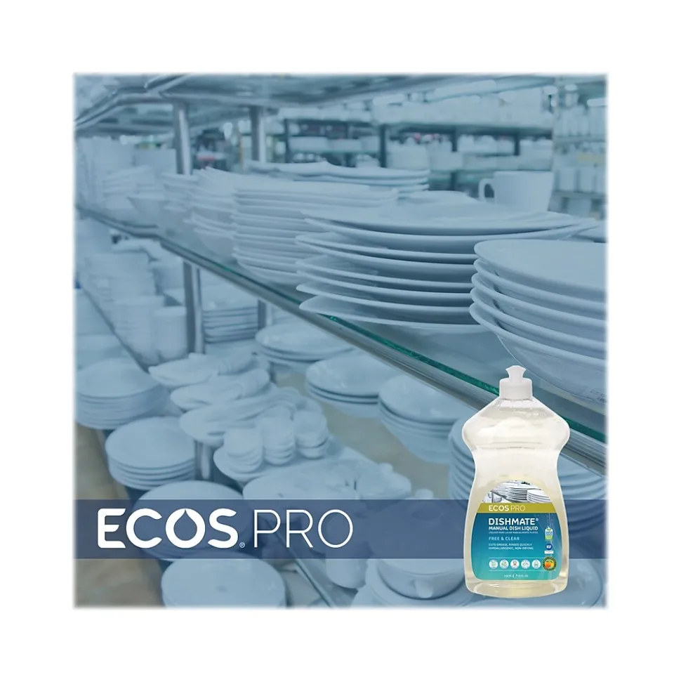 ECOS PRO Dishmate Liquid Dish Soap, 25 oz. (PL9721/6 )