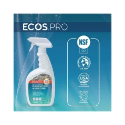 ECOS PRO Multi-Purpose Disinfectant & Sanitizer, Fresh Citrus Scent, 32 Fl. Oz. (PL9635/06)