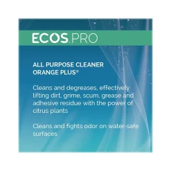 ECOS PRO Orange Plus All Purpose Cleaner and Degreaser, Citrus Scent, 1 Gal. (PL9706/04)