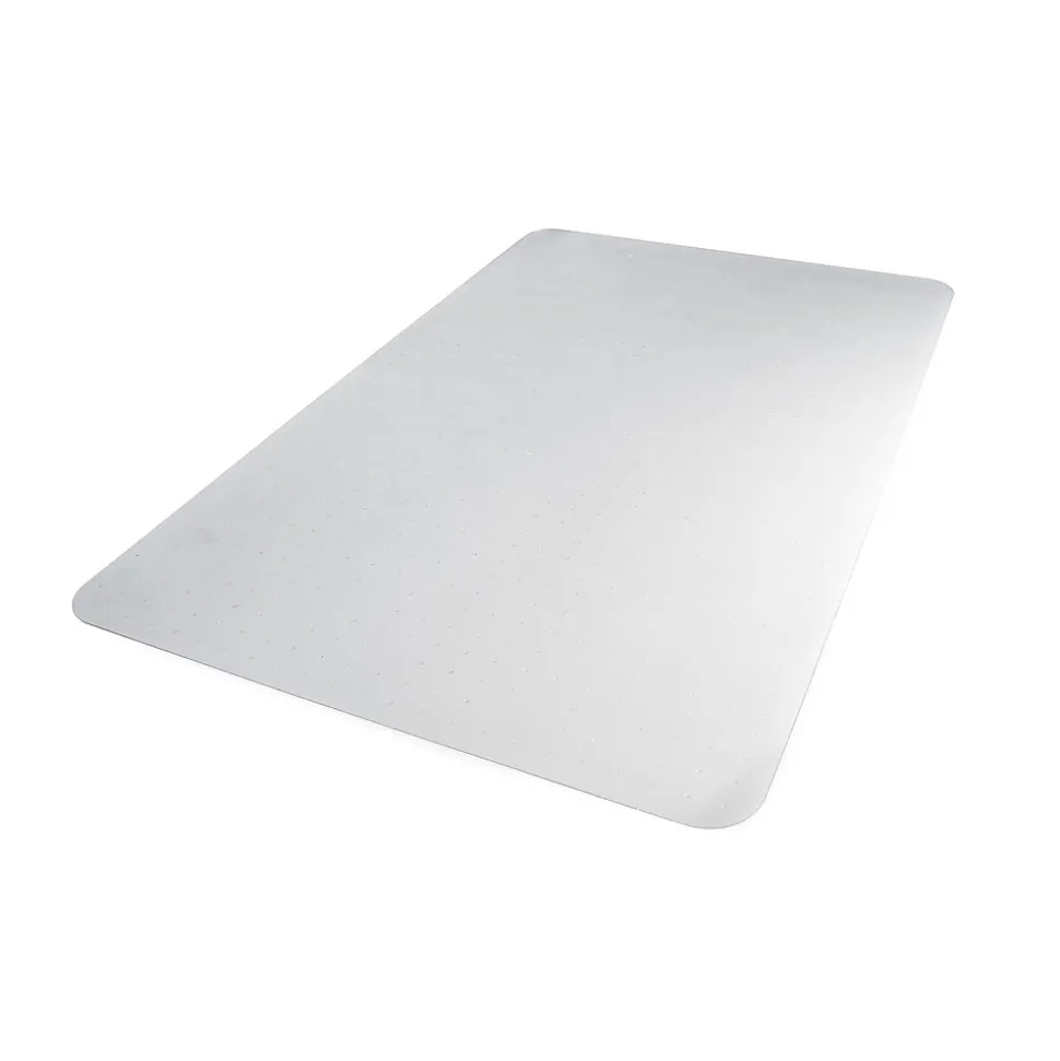 Ecotex Carpet Chair Mat, 36" x 48", Designed for Low-Pile Carpet, Clear Marvec BioPVC (NRCMFLFG0002)