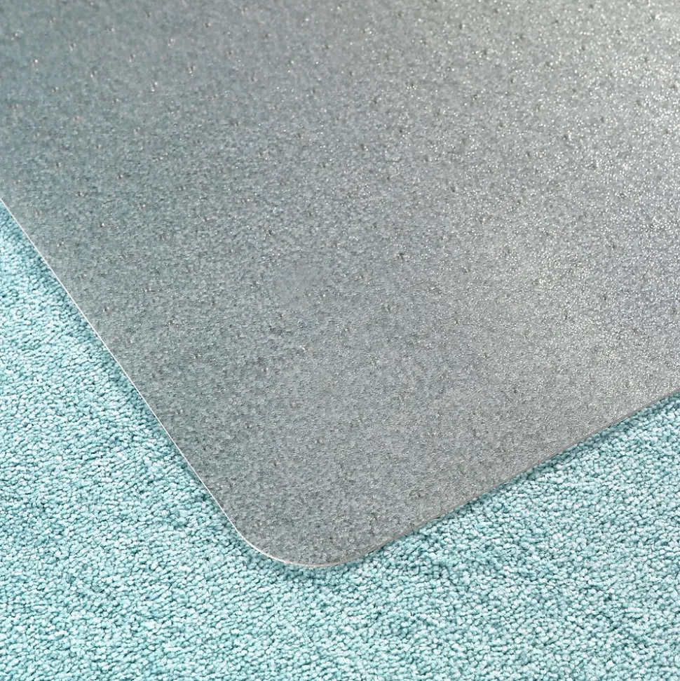 Ecotex Carpet Chair Mat, 36" x 48", Designed for Low-Pile Carpet, Clear Marvec BioPVC (NRCMFLFG0002)