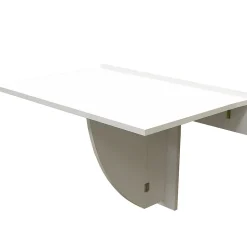 Eden Grove MDF Mounted Desk Shelf, 30", White (9502010)