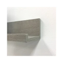 Eden Grove MDF Wall-Mounted Shelf, 48", Gray (9602066E)