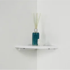 Eden Grove Single Wall Shelf, 10"W, White (0199020)