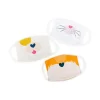 Educational Insights Reusable Face Mask, Kids, Puppy/Kitty/Fox, 3/Pack (8952)