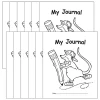 Edupress My Journal, 8.5" x 7", 32 Pages, White, 12/Pack (EP-143-12)