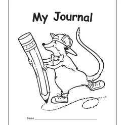 Edupress My Journal, 8.5" x 7", 32 Pages, White, 12/Pack (EP-143-12)