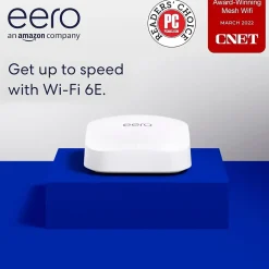 Eero AX2300 Tri Band MU-MIMO WiFi 6E Gaming Router, White (B091G65HH6)