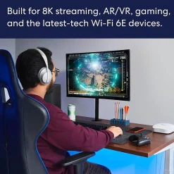 Eero AX2300 Tri Band MU-MIMO WiFi 6E Gaming Router, White (B091G65HH6)