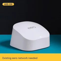 eero mesh wi-fi 6 AX500 Tri Band WiFi 6 Extenders, White (6004360)