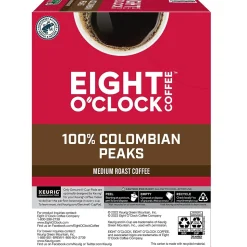 Eight O'Clock Colombian Coffee Keurig® K-Cup® Pods, Medium Roast, 24/Box (6407)