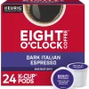Eight O'Clock Dark Italian Espresso Keurig® K-Cup® Pods, Dark Roast, 24/Box (6408)