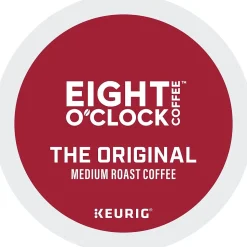 Eight O'Clock Original Coffee Keurig® K-Cup® Pods, Medium Roast, 96/Carton (64053)